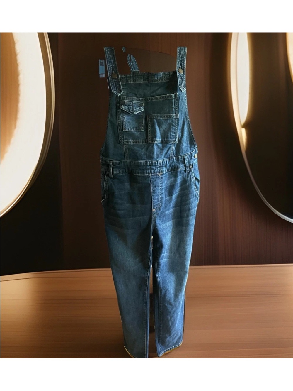 Free People Denim Overalls in Blue